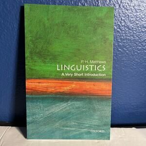 Linguistics: A Very Short Introduction - Book